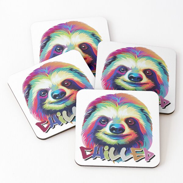 Item preview, Neon Sloth designed and sold by SideSignal.