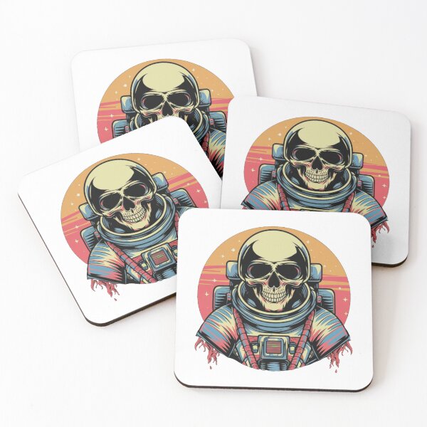 Item preview, Colorful skeleton astronaut designed and sold by PawelNature.