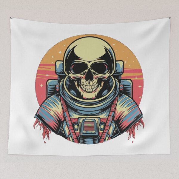 Item preview, Colorful skeleton astronaut designed and sold by PawelNature.