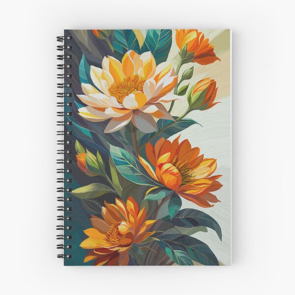 Artikelvorschau, Sonnenbeschienene orangefarbene Blumen entworfen und verkauft von shebaeduri.