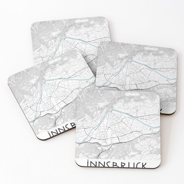 Item preview, Innsbruck Austria Map designed and sold by TravelWish.