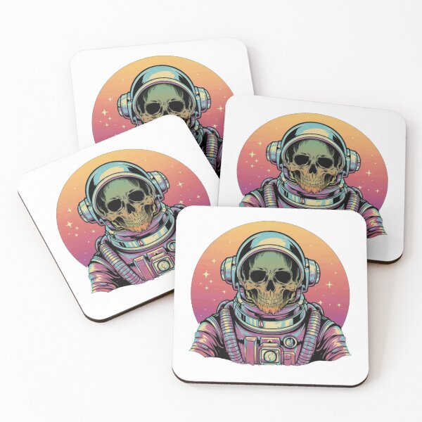 Item preview, Colorful skeleton astronaut designed and sold by PawelNature.