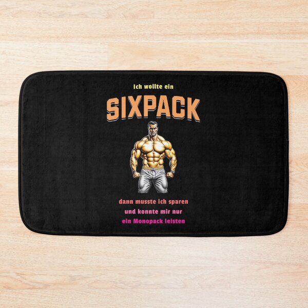 Item preview, I wanted a six pack, then I had to save up and could only afford a mono pack. Saying in German - funny designed and sold by Pflugart.