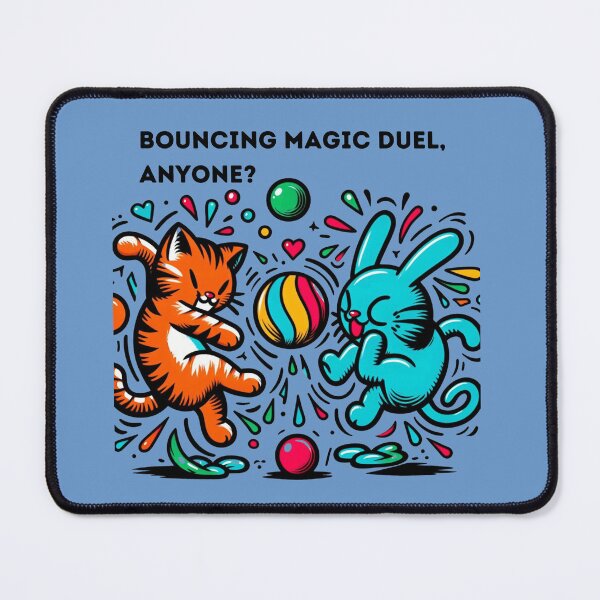 Item preview, Bouncing Cat Wizard Duel Delight designed and sold by sharon1210.