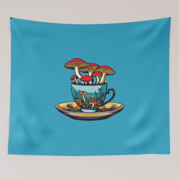 Item preview, Mushroom Teacup designed and sold by HalluciGenetics.