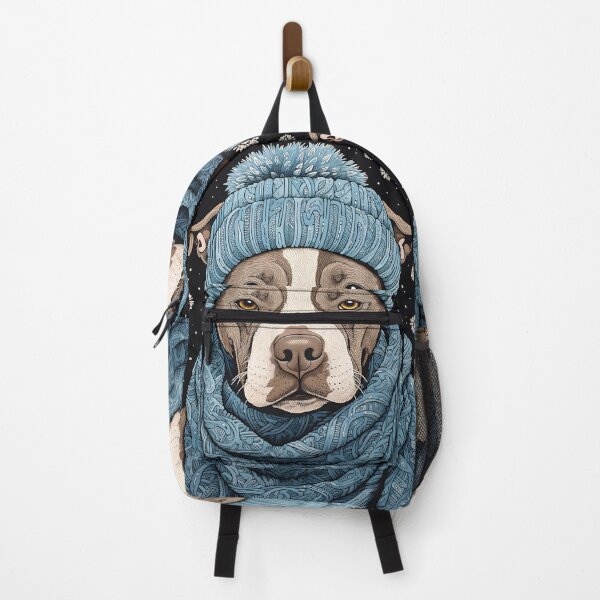 Item preview, Pitbull in Hat Funny Christmas Dog Lover Gift designed and sold by SecretDicer.