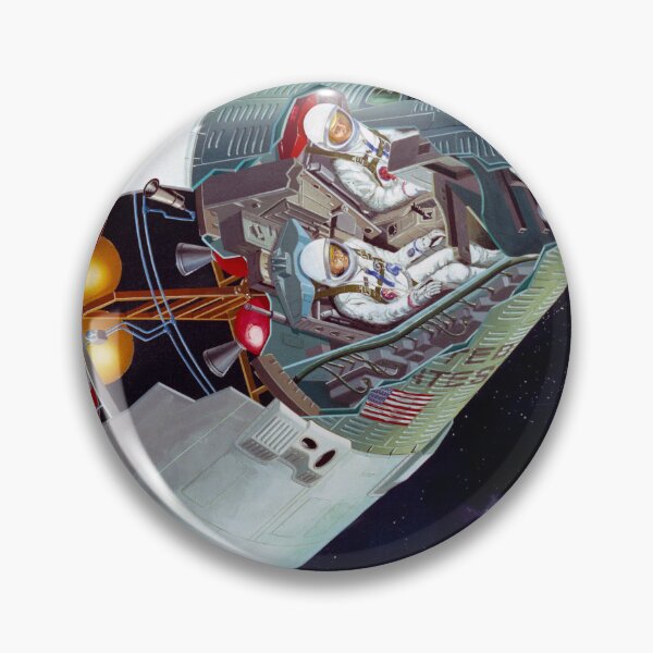 Item preview, STK204973S-Cutaway view of a two-person Gemini spacecraft in flight. designed and sold by StocktrekImages.