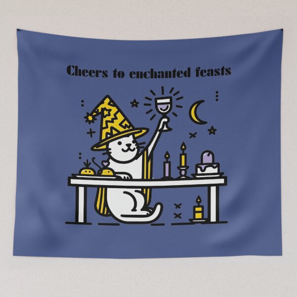 Item preview, Feast of Magic: Cat Wizard's Delightful Toast designed and sold by sharon1210.