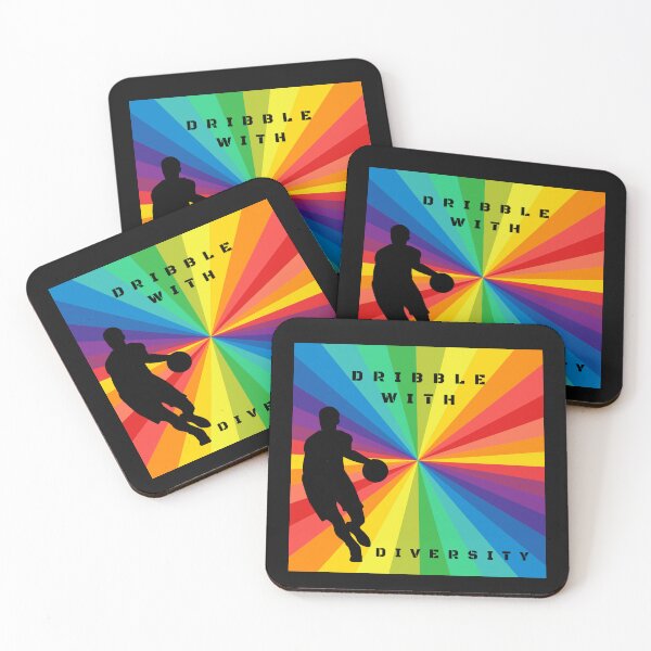 Item preview, LGBTQ Basketball . LGBTQ basketball. Sport Slogan, Dribble with diversity designed and sold by PrideBeProud.