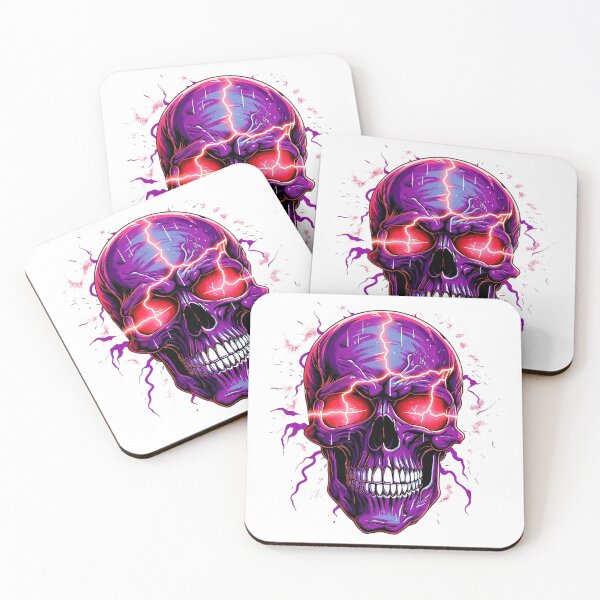 Item preview, Red Lightning Skull designed and sold by B1ackSun.