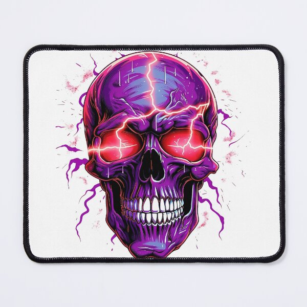 Item preview, Red Lightning Skull designed and sold by B1ackSun.