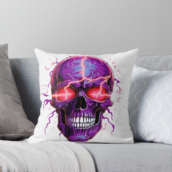 Item preview, Red Lightning Skull designed and sold by B1ackSun.
