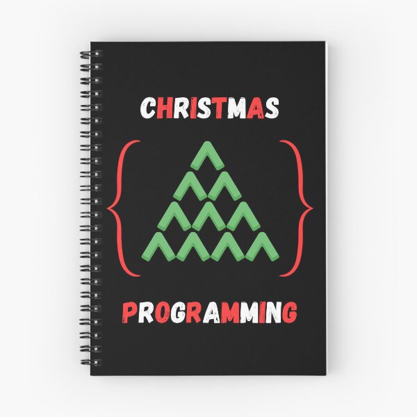 Item preview, Christmas programming christmas tree curly brackets designed and sold by JuniperusArt.