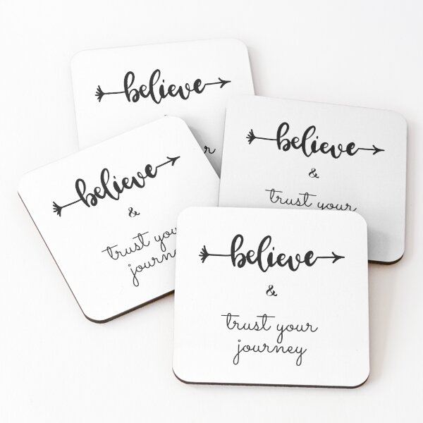 Item preview, Believe in your journey text  designed and sold by Anisha  Vaz.