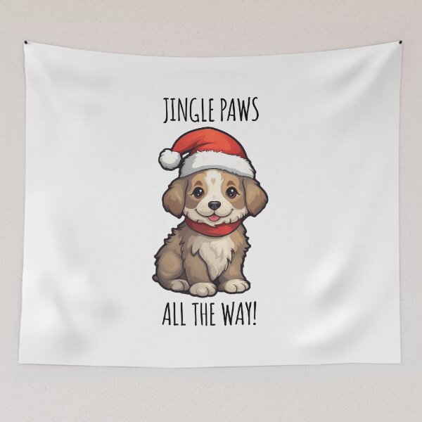 Item preview, JINGLE PAWS ALL THE WAY designed and sold by Animal-Zen.