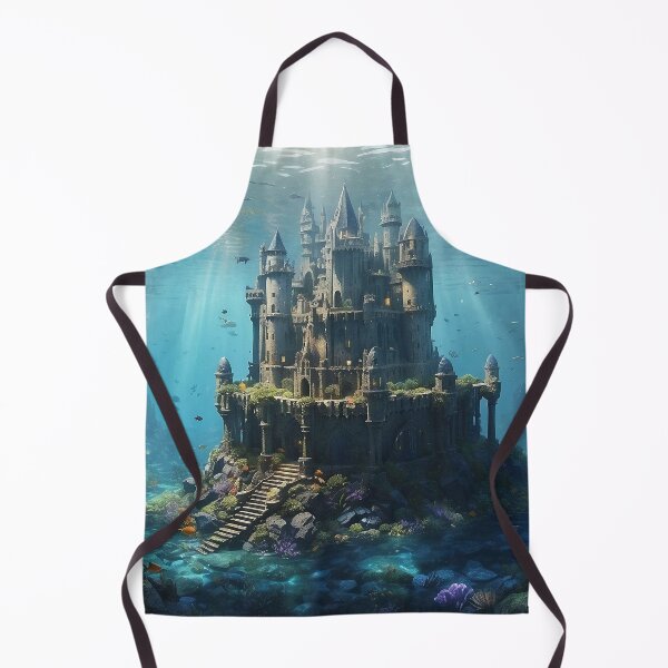 Item preview, Fantasy Underwater Castle of the Lost Sea - 1 designed and sold by nyathiwa.