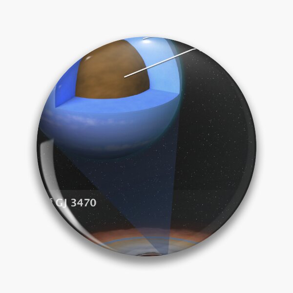Item preview, STK204976S-Internal structure of the exoplanet GJ 3470 b. designed and sold by StocktrekImages.