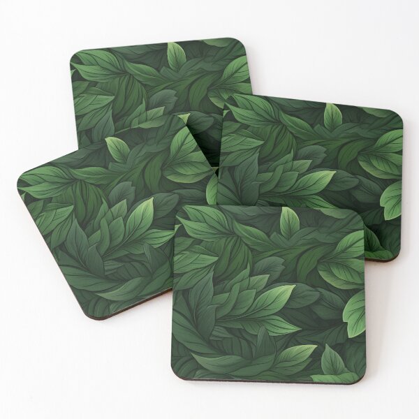 Item preview, green leaves 01 designed and sold by mimdigital.