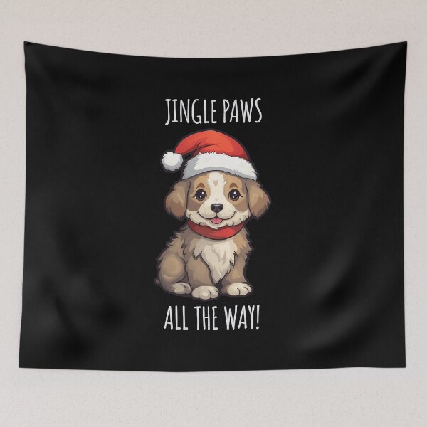 Item preview, JINGLE PAWS ALL THE WAY designed and sold by Animal-Zen.