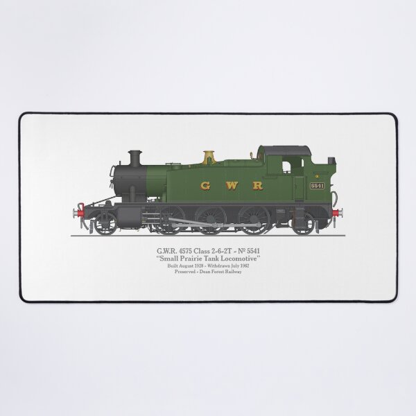 Item preview, GWR Small Prairie Class 4575 Tank Locomotive Number 5541 designed and sold by Steve H Clark.