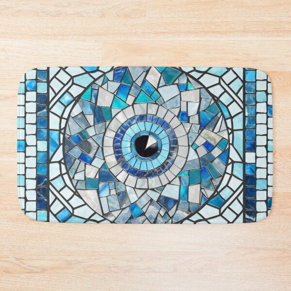 Item preview, Evil Eye Amulet Mosaic Art designed and sold by k9printart.