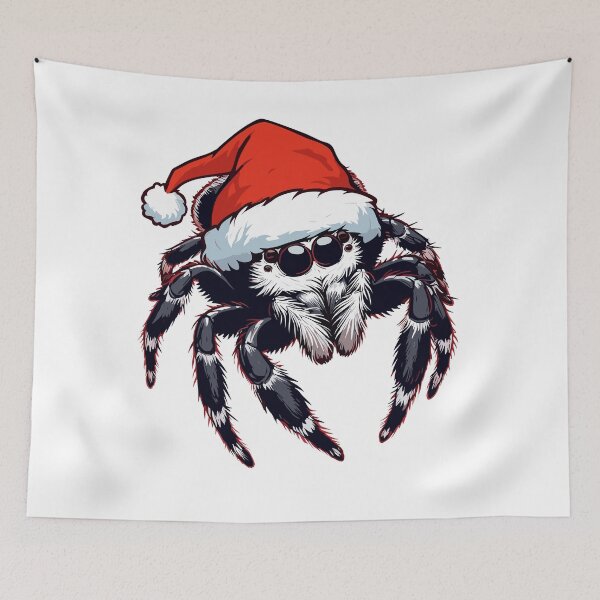 Artikelvorschau, Weihnachtsspringende Spinne entworfen und verkauft von TomFrontierArt.