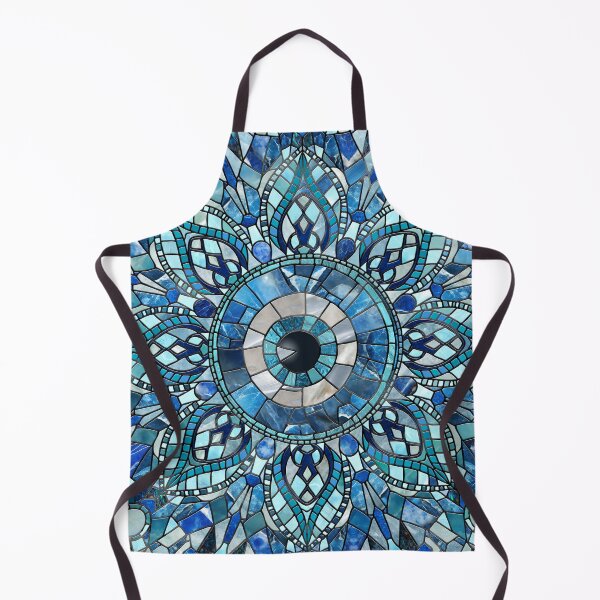 Item preview, Evil Eye Amulet Mosaic Mandala designed and sold by k9printart.