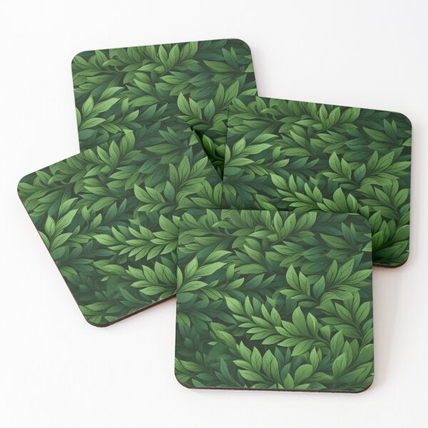 Item preview, Green Leaves 02 designed and sold by mimdigital.