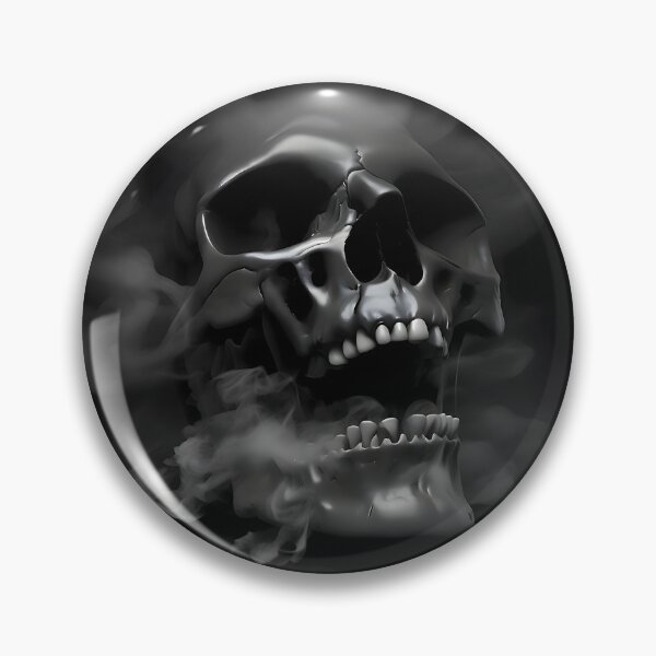 Item preview, A skull surrounded by plumes of dark smoke designed and sold by CoolVisionStd.