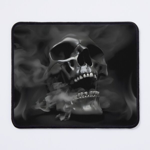 Item preview, A skull surrounded by plumes of dark smoke designed and sold by CoolVisionStd.