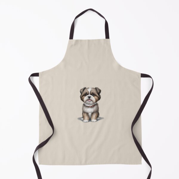 Item preview, ST05 shi tzu,dog, christmas designed and sold by onenatureplace.