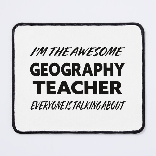Item preview, I'm The Awesome GEOGRAPHY TEACHER Everyone Is Talking About designed and sold by teecraftstudios.