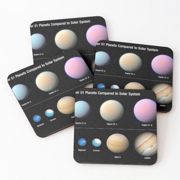 Item preview, STK204978S-Kepler 51 planets compared to solar system. designed and sold by StocktrekImages.