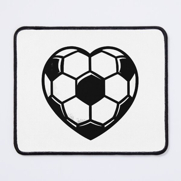 Item preview, Football Soccer Heart Shape designed and sold by TeesYouWant.