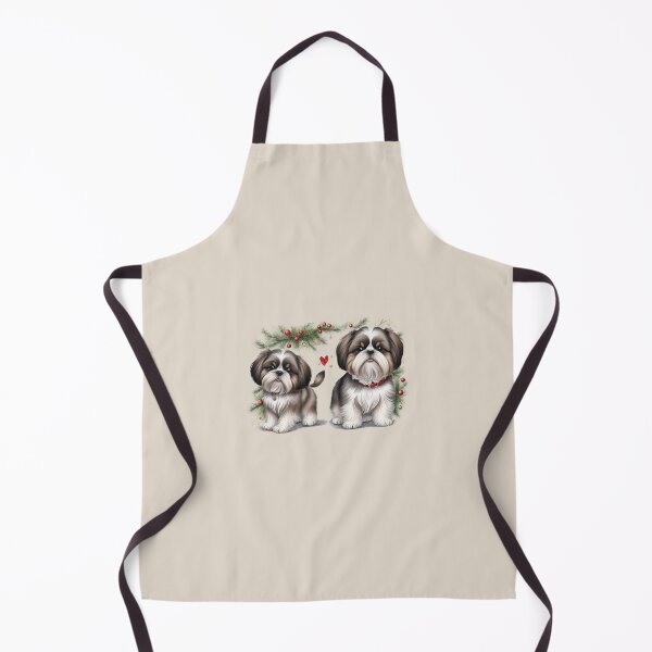 Item preview, ST06 shi tzu,dog, christmas designed and sold by onenatureplace.