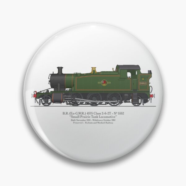 Item preview, Ex-GWR Small Prairie Class 4575 Tank Locomotive Number 5552 designed and sold by Steve H Clark.