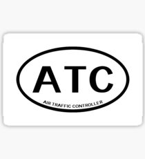 ATC: Air Traffic Controller (White) Sticker