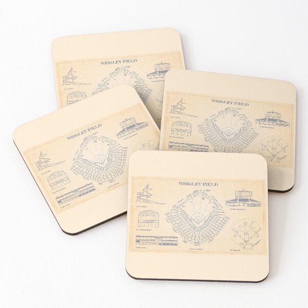 Item preview, Wrigley Field (Old Blue Grid) designed and sold by BGALAXY.