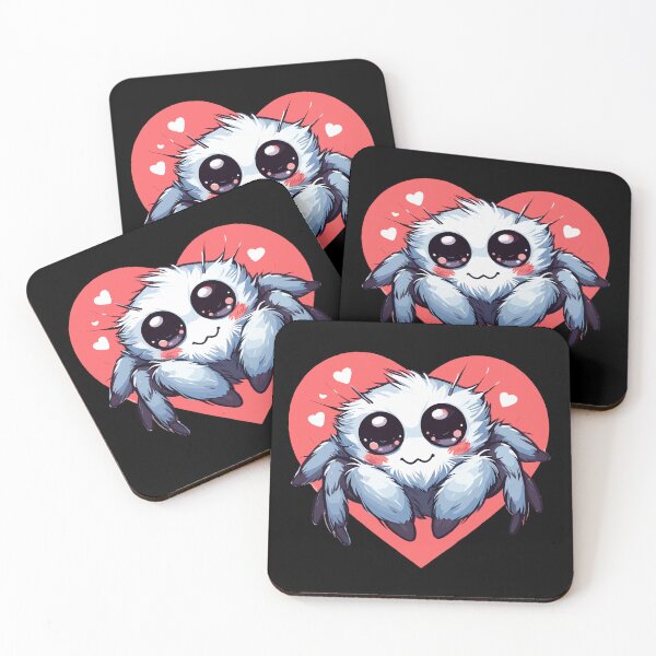 Item preview, Cute adorable valentine jumping spider designed and sold by TomFrontierArt.
