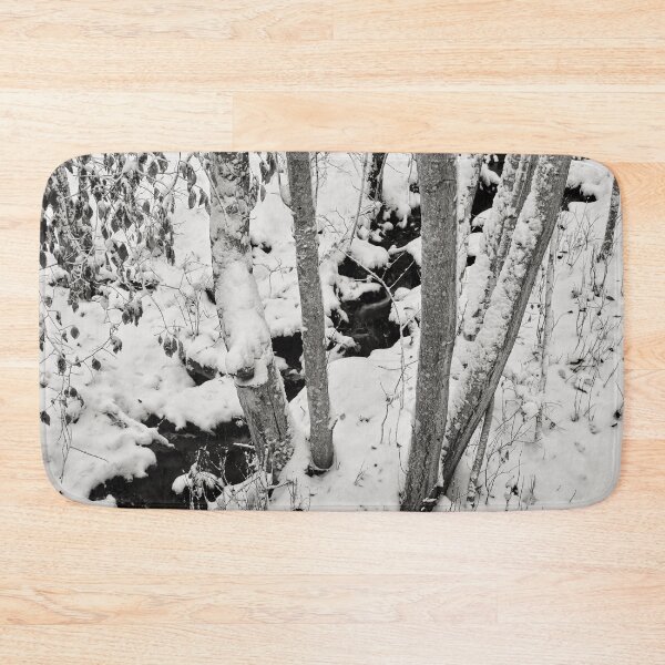 Item preview, The Brook  and snow. First snow views bw designed and sold by Jouko Lehto Photography.