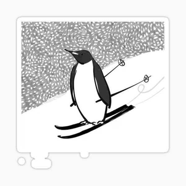 Shred 'Til Dead Snowboarder Sticker for Sale by Robin Pinger