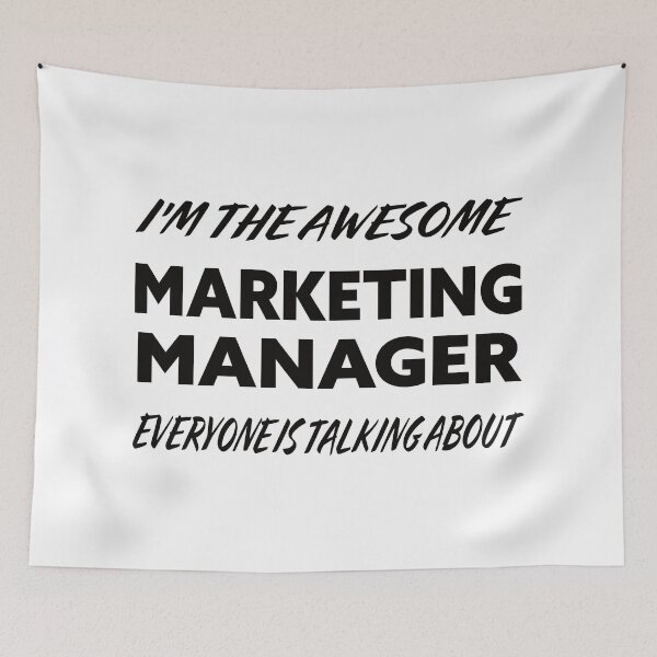 Item preview, I'm The Awesome MARKETING MANAGER Everyone Is Talking About  designed and sold by teecraftstudios.