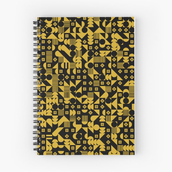 Item preview, Minimalist square geometric pattern, yellow and black designed and sold by dondunu.