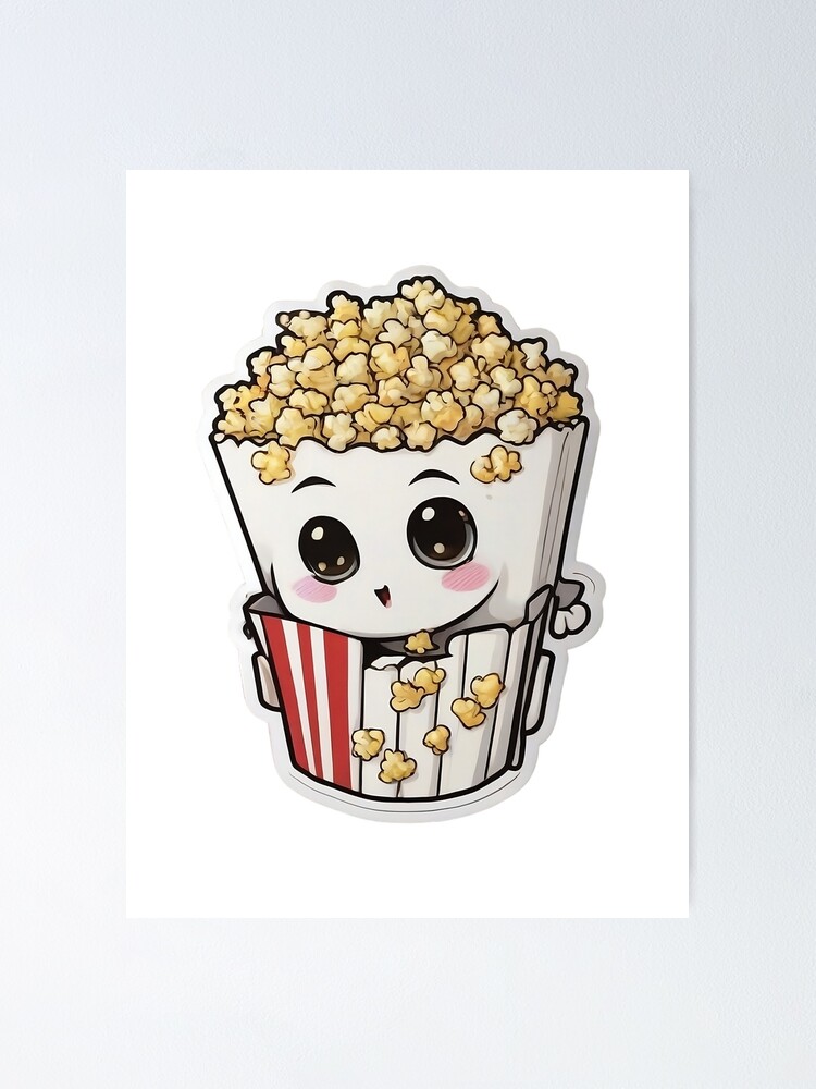 Thumbnail 1 of 3, Poster, Popcorn designed and sold by Promarkets.
