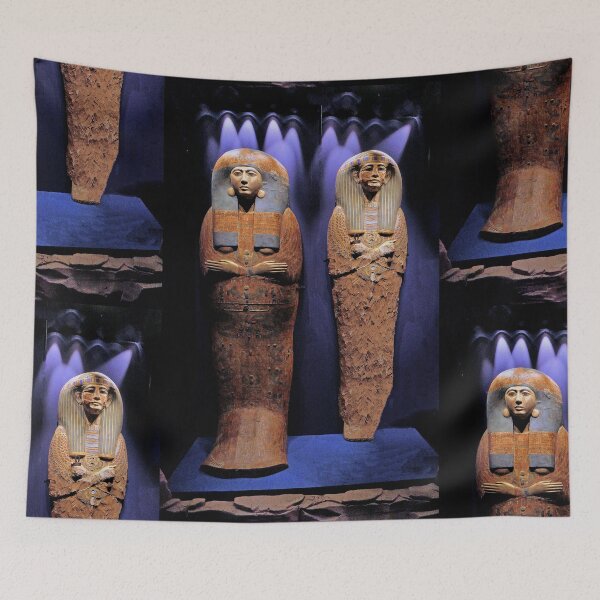 Item preview, vr 3482 / finition 2023 - 37 pharaon ramsès ll -  couvercle en cédre peint - décoré du cercueil externe femme de Pinedjem II, la princesse Nesikhonsou- Okaio Créations  Olavia-Olao designed and sold by o.okaïo.