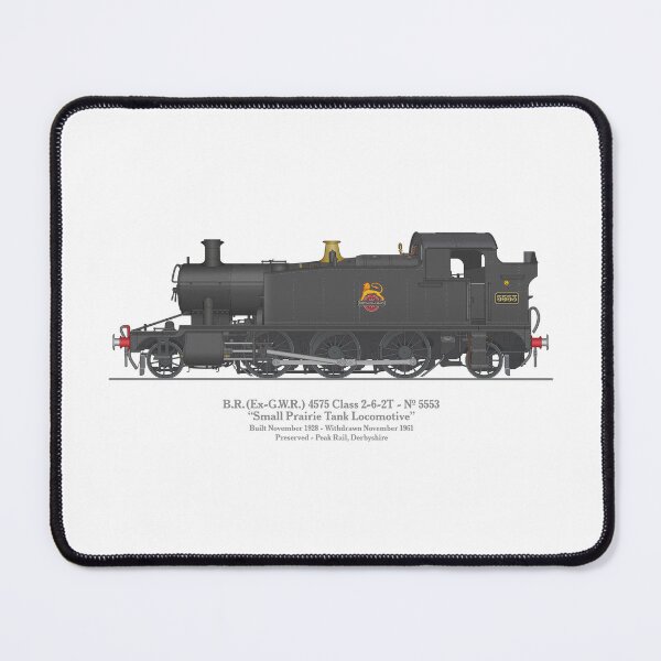 Item preview, Ex-GWR Small Prairie Class 4575 Tank Locomotive Number 5553 designed and sold by Steve H Clark.