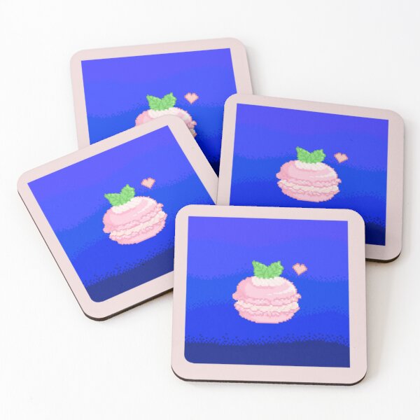 Item preview, Macaron sweet Dessert Pixel Art designed and sold by RacShop7.