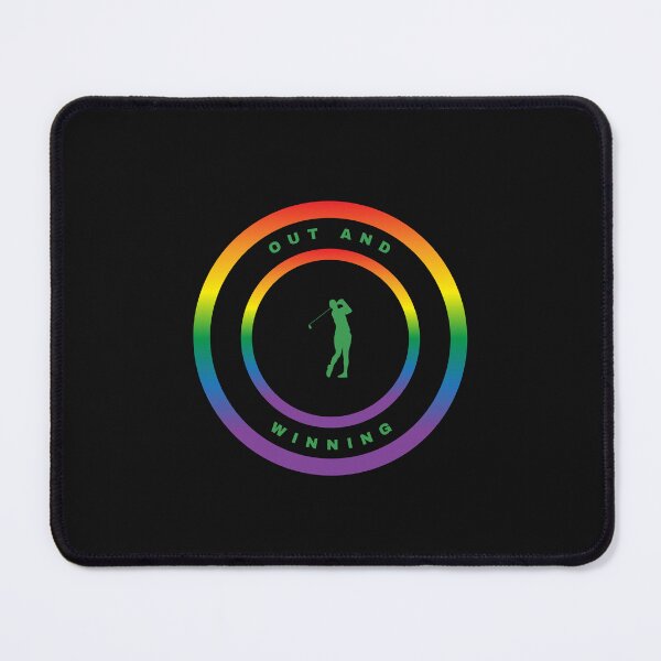 Item preview, LGBTQ Golf, LGBTQ Golf Sport Slogan, Out and Winning, designed and sold by PrideBeProud.