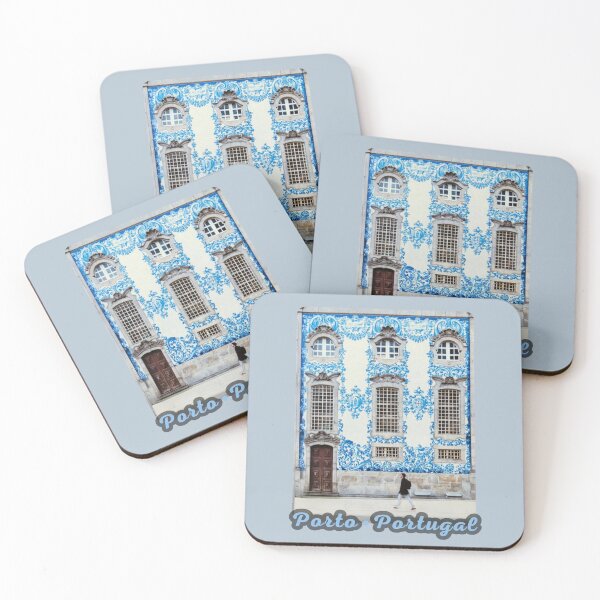 Item preview, Porto, Portugal Image with Vintage Blue Portuguese Tiles designed and sold by PortugalGO.