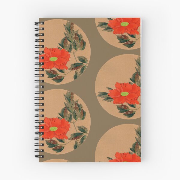 Item preview, Red Peony: Original little size Edition, by Ito Jakuchu designed and sold by EmeraldeaArt.